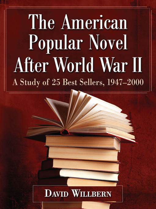 Cover image for The American Popular Novel After World War II
